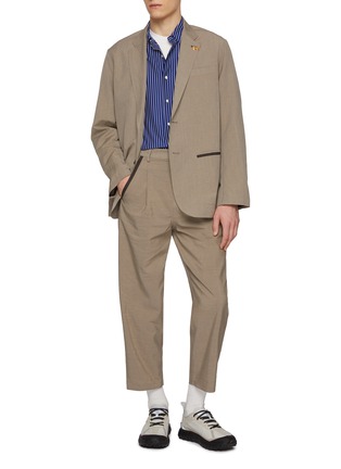 Figure View - Click To Enlarge - TECLOR - Notch Lapel Dickie Jacket