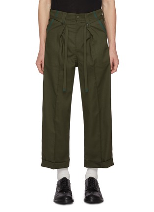 Main View - Click To Enlarge - TECLOR - Sklack Drawstring Fatigue Pants