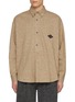 Main View - Click To Enlarge - TECLOR - Pointed Collar Wool Blend Shirt