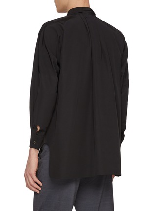 Back View - Click To Enlarge - TECLOR - Asymmetrical Collar Shirt