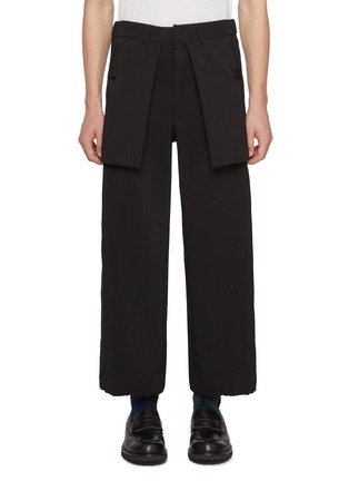 Main View - Click To Enlarge - TECLOR - Wrap Front Pants