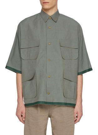 Main View - Click To Enlarge - TECLOR - Patch Pocket Shirt