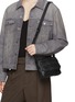 Figure View - Click To Enlarge - BOTTEGA VENETA - Small Tauillon Diagonal Intrecciato Leather Messenger