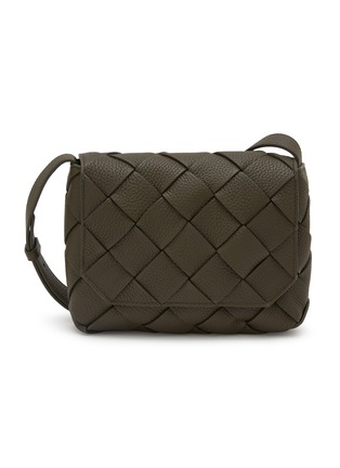 Main View - Click To Enlarge - BOTTEGA VENETA - Small Diago Intrecciato Leather Messenger