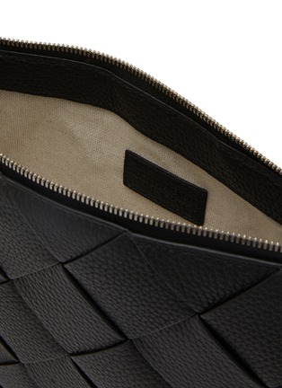 Detail View - Click To Enlarge - BOTTEGA VENETA - Large Diago Intrecciato Leather Pouch