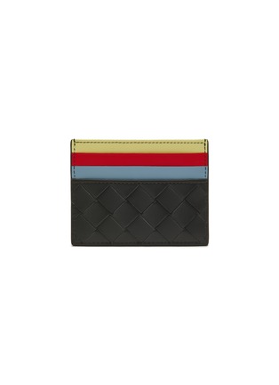 Main View - Click To Enlarge - BOTTEGA VENETA - Intrecciato Rainbow Leather Credit Card Case