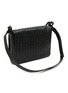 Detail View - Click To Enlarge - BOTTEGA VENETA - Small Swing Intrecciato Leather Messenger Bag