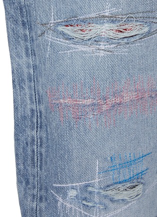  - WASHI - Colour Stitch Detail Jeans