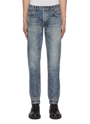 Main View - Click To Enlarge - WASHI - Hishi Utsusemi Cotton Washi Paper Jeans