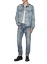Figure View - Click To Enlarge - WASHI - Hishi Utsusemi Cotton Washi Paper Jeans