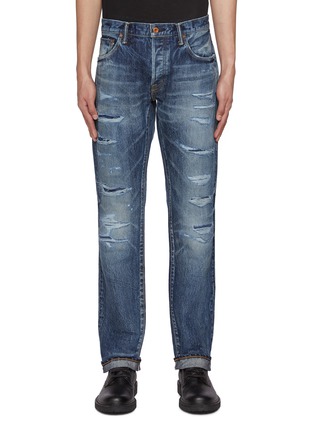 Main View - Click To Enlarge - WASHI - Kozo Yoimachi Cotton Washi Paper Jeans
