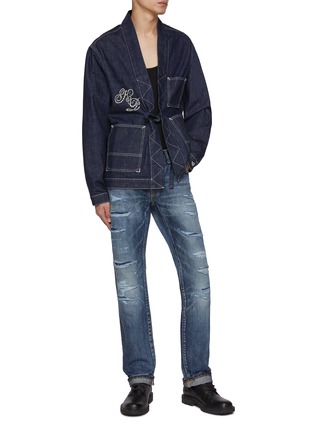 Figure View - Click To Enlarge - WASHI - Kozo Yoimachi Cotton Washi Paper Jeans