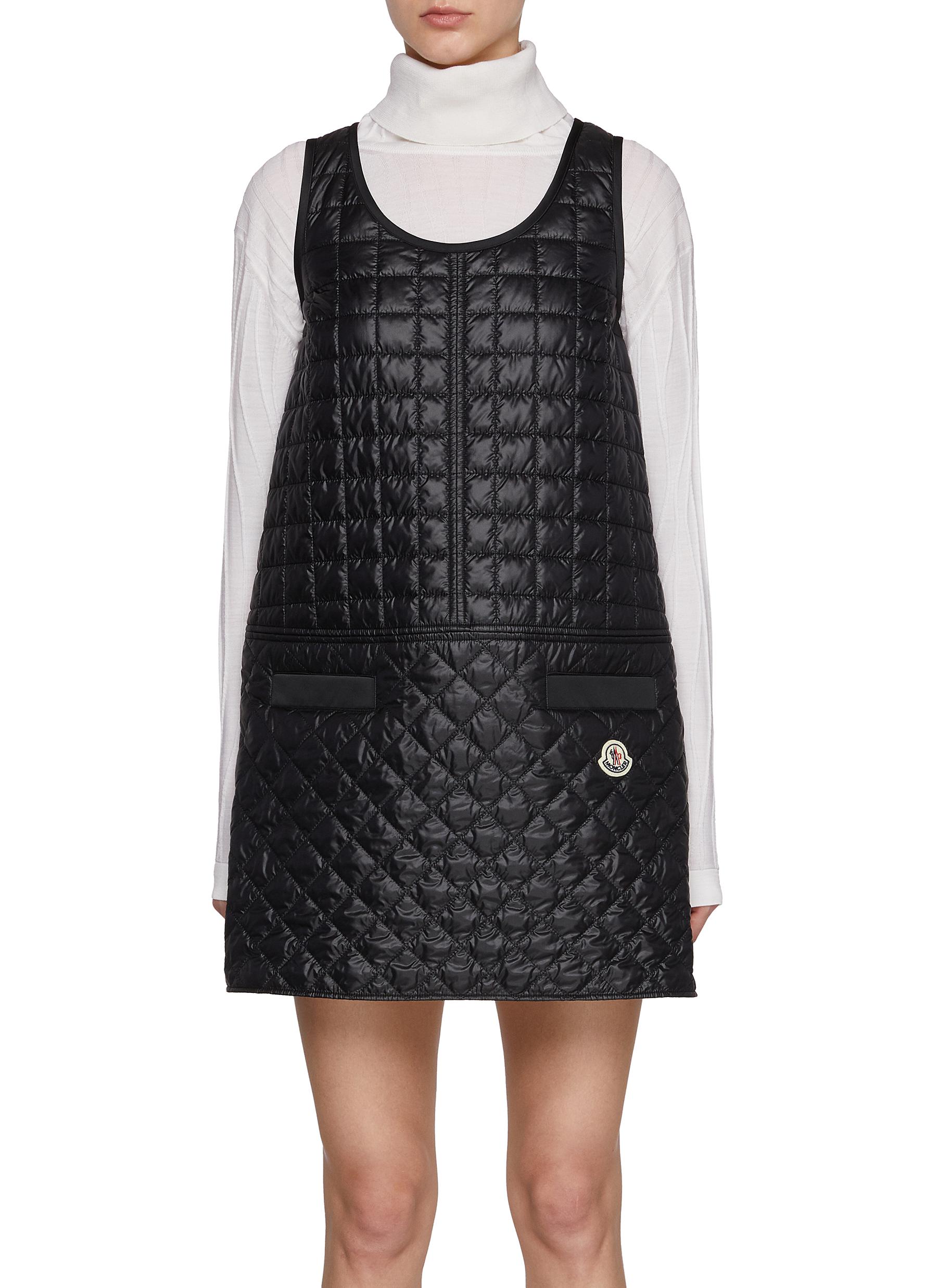 MONCLER Quilted Puffer Dress Women Lane Crawford