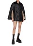 Figure View - Click To Enlarge - MONCLER - Quilted Puffer Mini Skirt