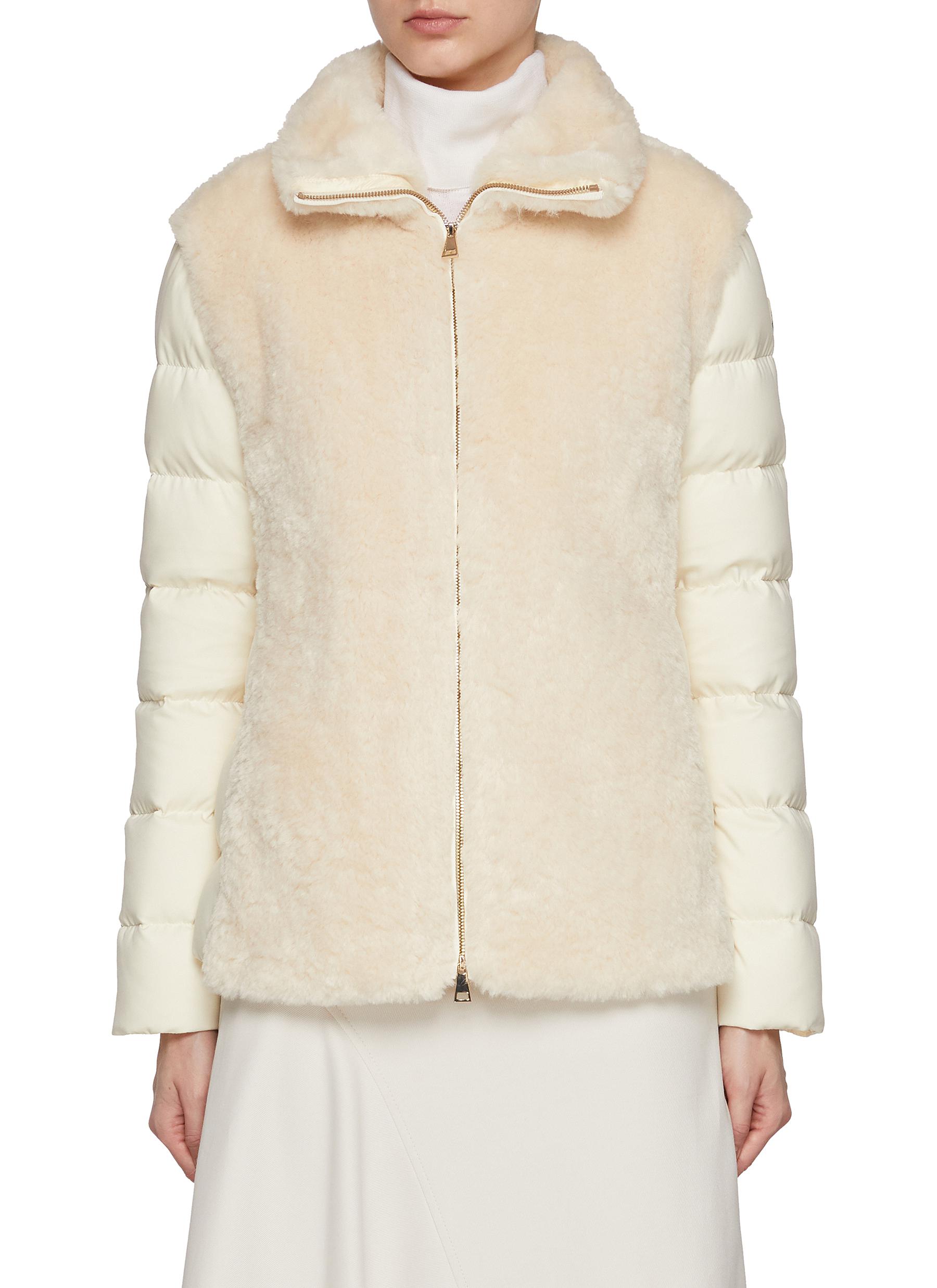 MONCLER Oiron Belted Zip Up Jacket Women Lane Crawford