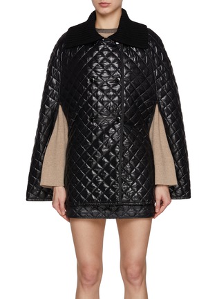 Main View - Click To Enlarge - MONCLER - Quilted Puffer Cape