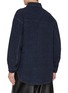 Back View - Click To Enlarge - DARKPARK - Oversize Bouclé Denim Shirt