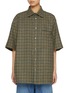 Main View - Click To Enlarge - DARKPARK - Vale Check Wool Shirt