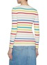 Back View - Click To Enlarge - JOSHUA’S - Striped Pixel Ribbed Knit Sweater