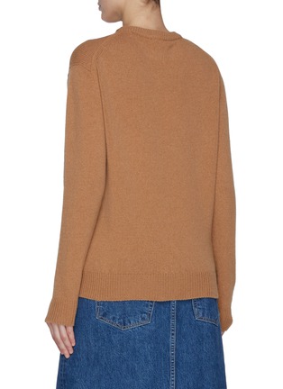 Back View - Click To Enlarge - JOSHUA’S - Smiley Face Wool Cashmere Knit Sweater