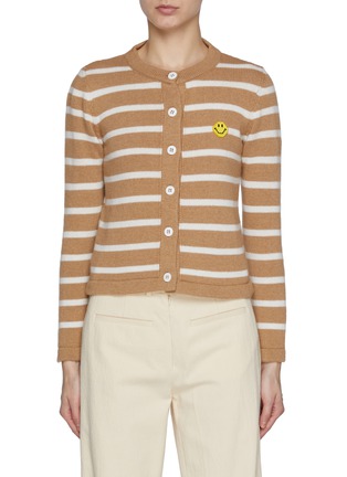 Main View - Click To Enlarge - JOSHUA’S - Smiley Face Knit Jacket