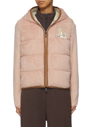 Main View - Click To Enlarge - MONCLER - Padded Zip Up Hoodie