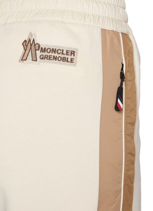  - MONCLER - Logo Patch Side Stripe Sweatpants