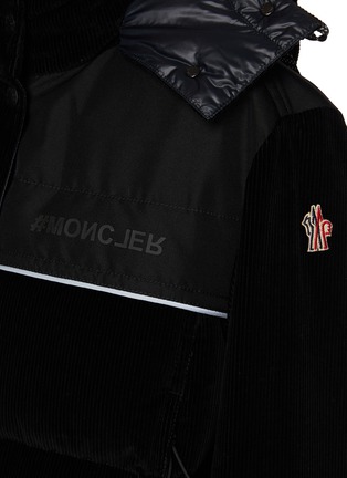  - MONCLER - High Neck Contrast Piping Bomber Jacket