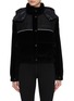 Main View - Click To Enlarge - MONCLER - High Neck Contrast Piping Bomber Jacket