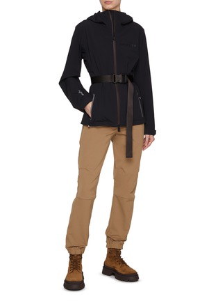 Figure View - Click To Enlarge - MONCLER - Belted Windbreaker Jacket