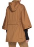 Back View - Click To Enlarge - MONCLER - Wide Sleeve Hooded Poncho