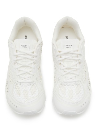 Detail View - Click To Enlarge - BOTTEGA VENETA - Orbit Technical Fishnet Sneakers