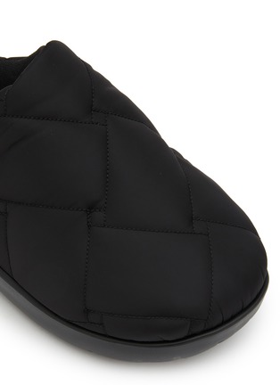 Detail View - Click To Enlarge - BOTTEGA VENETA - Puffy Quilted Technical Nylon Snap Slipper