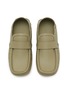 Detail View - Click To Enlarge - BOTTEGA VENETA - Grainy Leather Driver Loafers