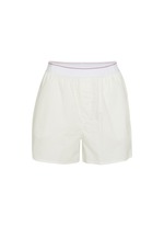 ALEXANDERWANG | Bodywear Cotton Boxer Shorts | WHITE | Women