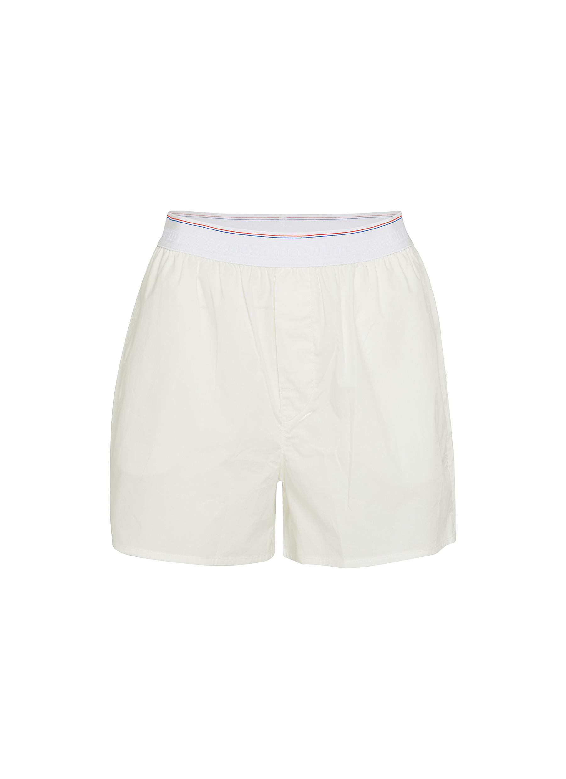 ALEXANDERWANG | Bodywear Cotton Boxer Shorts | WHITE | Women
