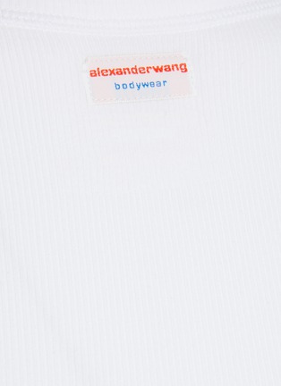  - ALEXANDER WANG - Bodywear Short Sleeve Rib Knit Bodysuit