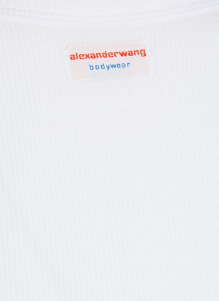  - ALEXANDERWANG - Bodywear Short Sleeve Rib Knit Bodysuit