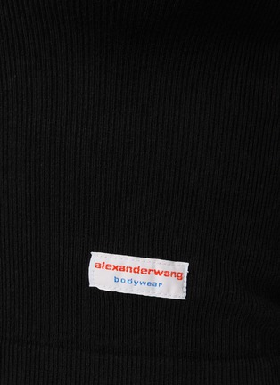 Detail View - Click To Enlarge - ALEXANDER WANG - Bodywear Long Sleeve Cardigan