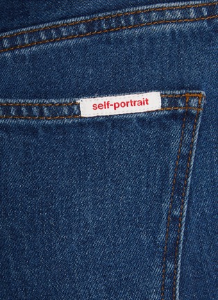  - SELF-PORTRAIT - Kick Flare Dark Washed Jeans