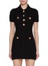 Main View - Click To Enlarge - SELF-PORTRAIT - Embellished Button Knit Mini Dress