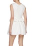 Back View - Click To Enlarge - SELF-PORTRAIT - Lace Panel Cotton Mini Dress