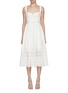 Main View - Click To Enlarge - SELF-PORTRAIT - Cotton Broderie Midi Dress