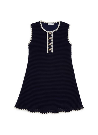 Main View - Click To Enlarge - SELF-PORTRAIT - Kids Crochet Mini Dress