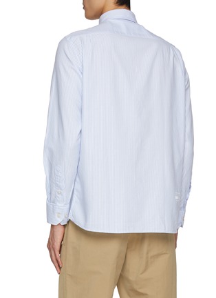 Back View - Click To Enlarge - JOSHUA’S - Striped Pixel Oxford Shirt