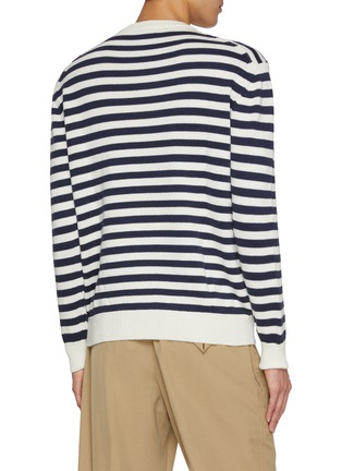 Back View - Click To Enlarge - JOSHUA’S - Striped Pocket Sweater