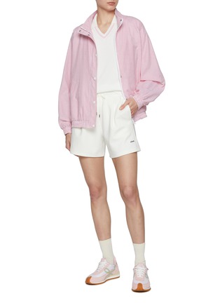 Figure View - Click To Enlarge - CLOVE - Seersucker Blouson Jacket