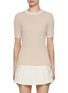 Main View - Click To Enlarge - CLOVE - Slim Round Neck Knit T-Shirt