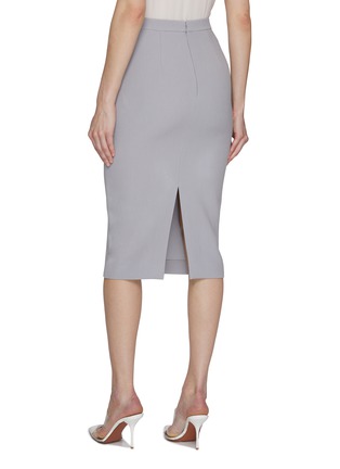 Back View - Click To Enlarge - ROLAND MOURET - Back Slit Midi Skirt