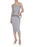 Figure View - Click To Enlarge - ROLAND MOURET - Back Slit Midi Skirt